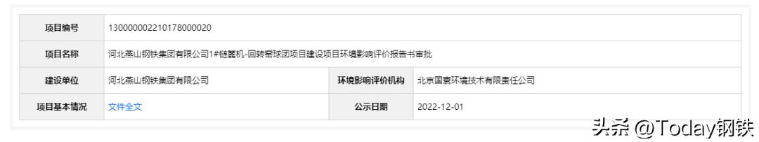 河北钢铁重点项目,河北钢铁2022重点项目