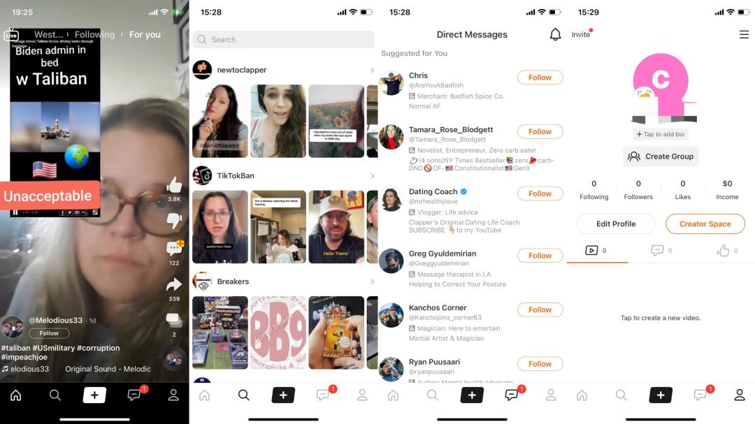 海外用户开始寻找TikTok替代品华人创业者的短视频App冲到总榜第4