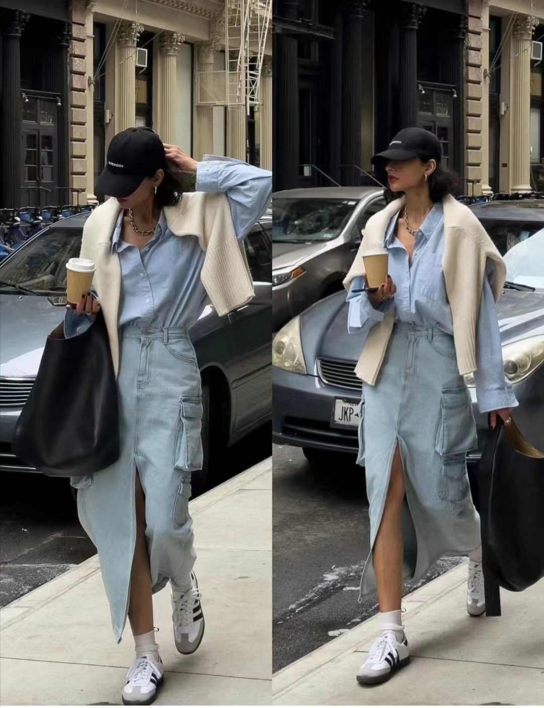 藏蓝色衬衫穿搭什么风格,蓝色衬衫怎样搭配出时尚的感觉