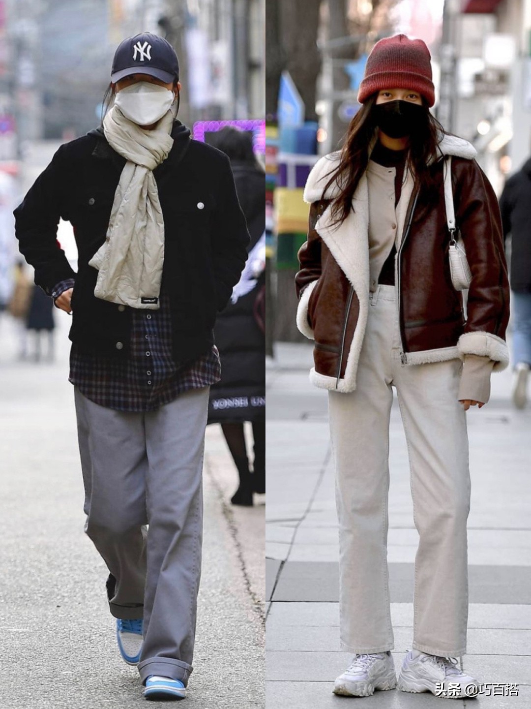 2020韩国街头简约穿搭街拍,韩国街拍穿搭夏季小个子