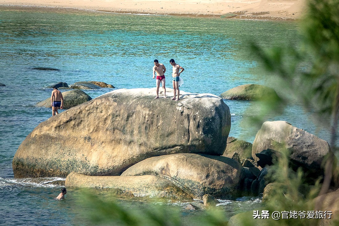 海南天涯海角海滩景色美如画,海南可以与石梅湾媲美的海滩