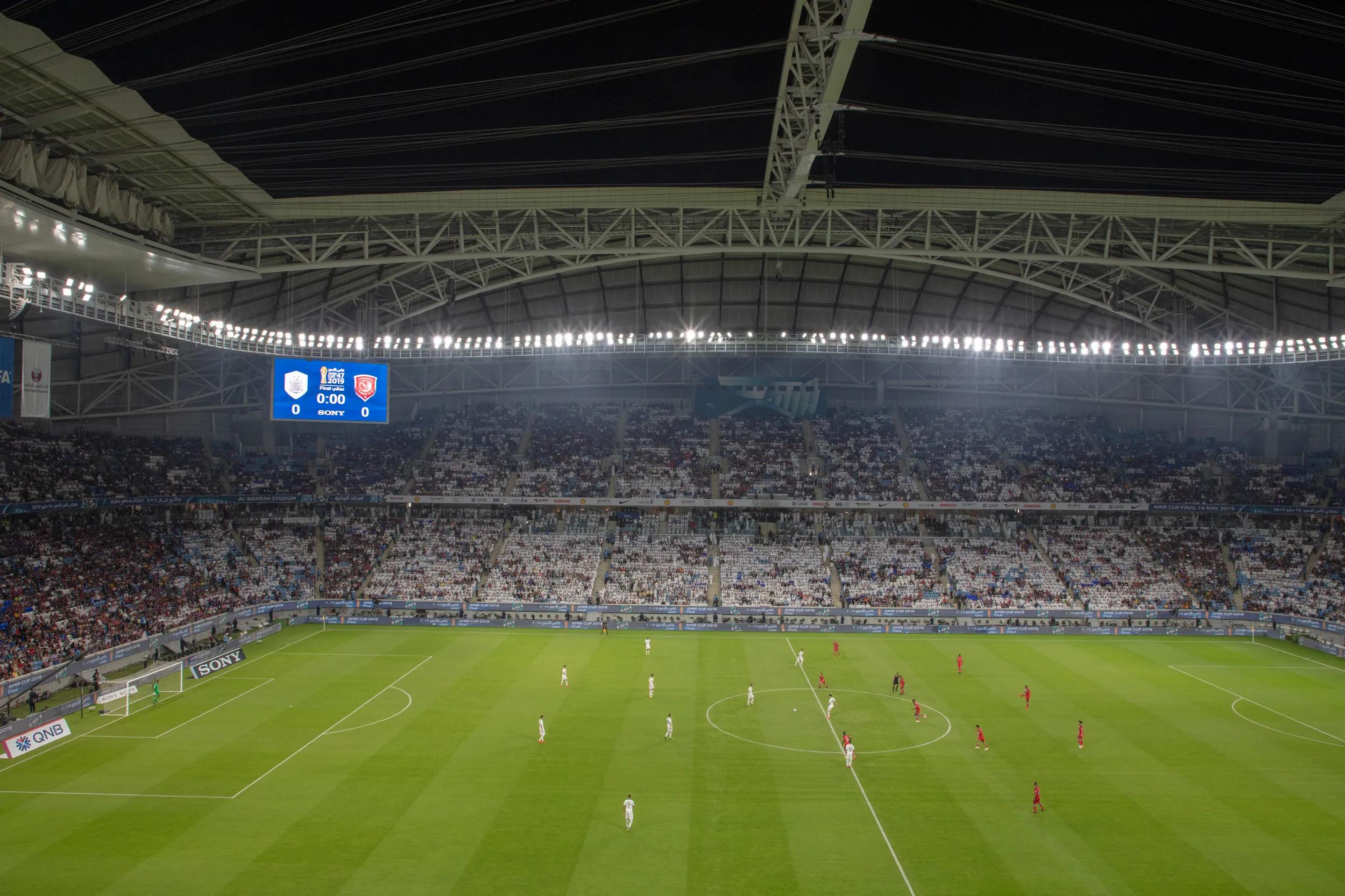 回放看卡塔尔世界杯,卡塔尔世界杯主体育场