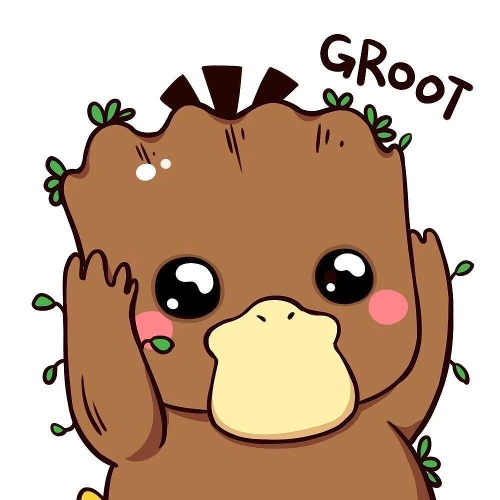 可达鸭头像超清官方,可达鸭的头像