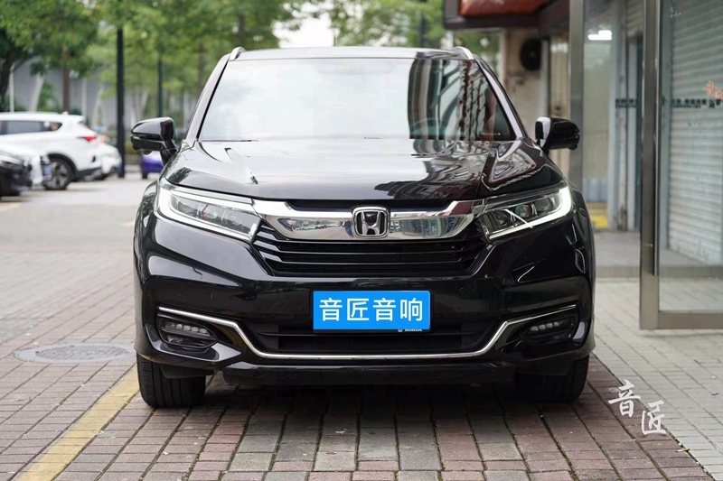 本田冠道改装res声浪,本田冠道改装全车音响7喇叭