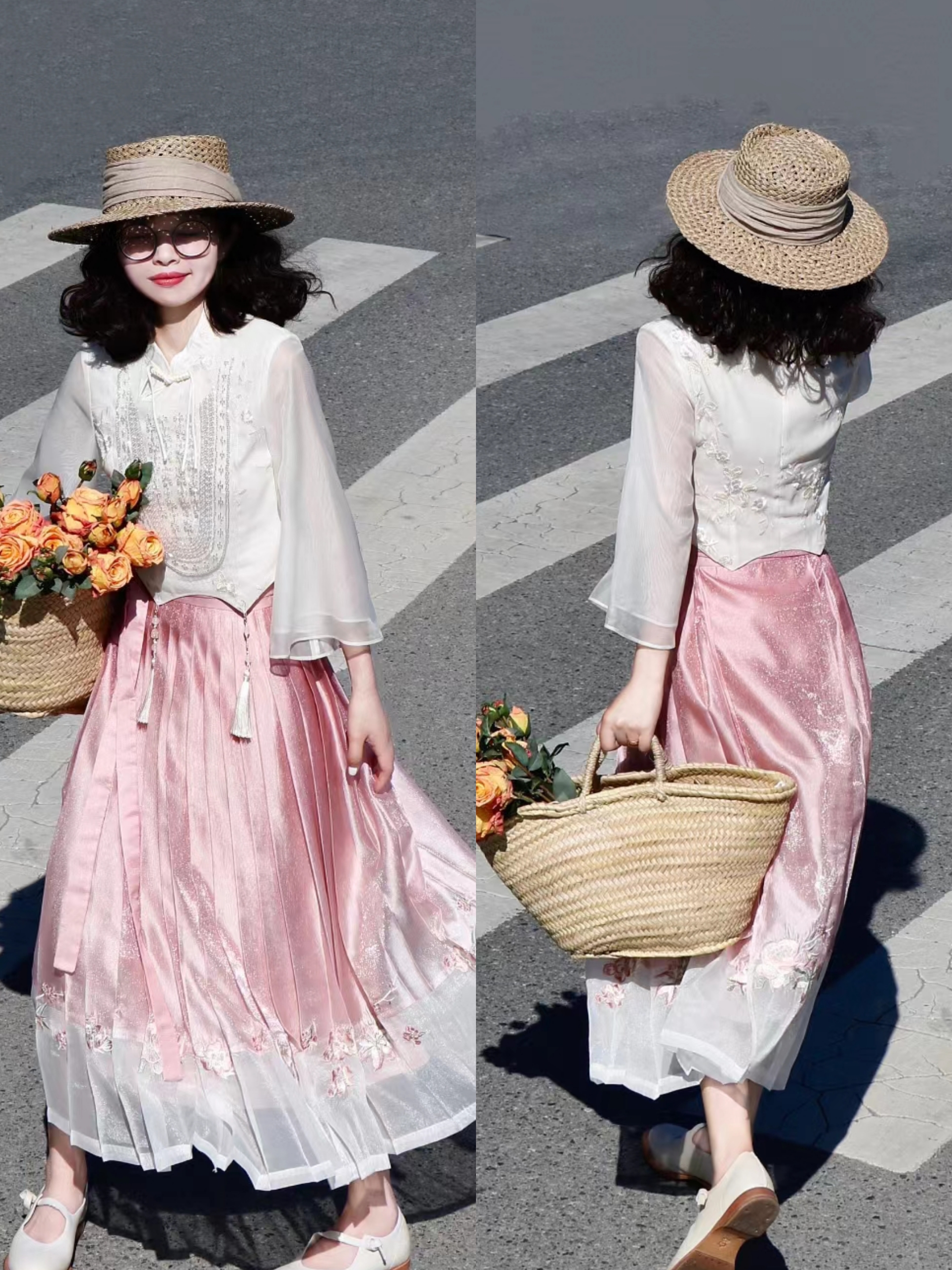 别再问能不能选粉色了！聪明姐妹早就穿上了，喜欢乖巧减龄的快冲