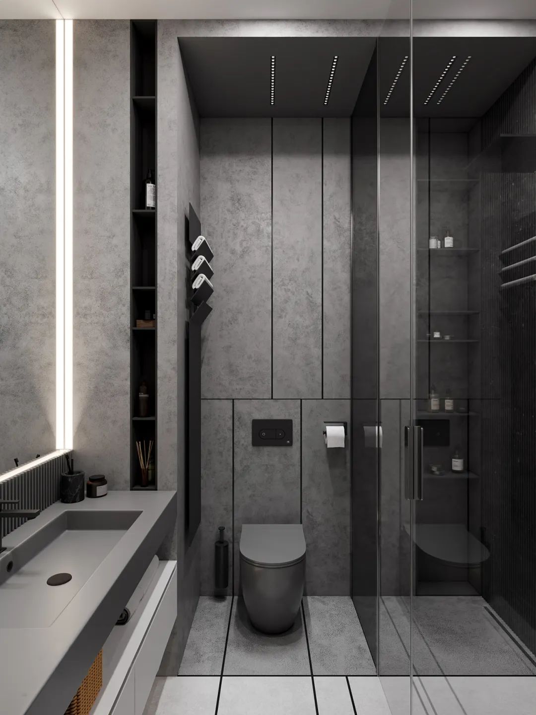 120平高级灰装修效果图,轻奢风装修高级灰120平价格