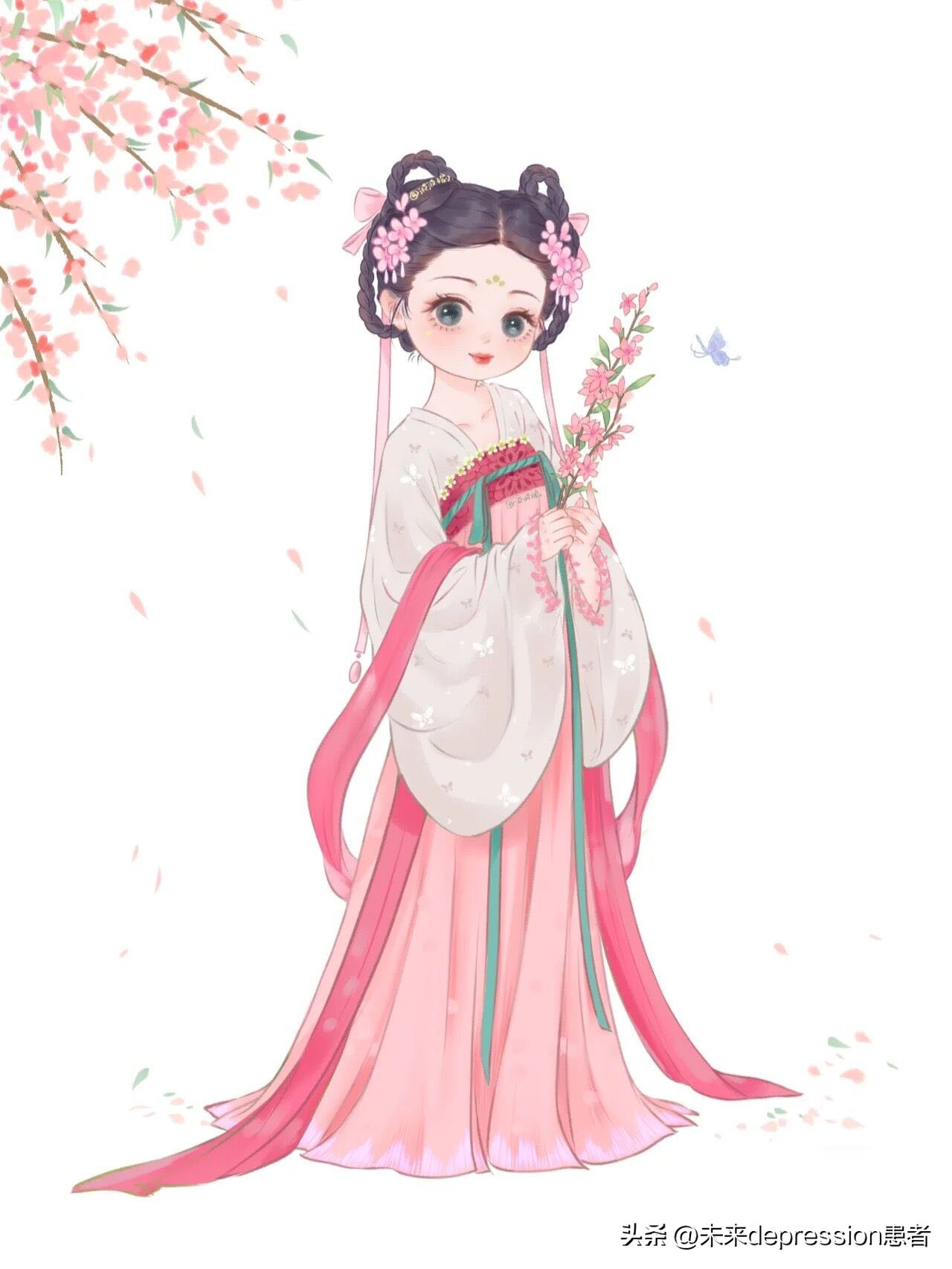 清纯可爱古风美少女,国风美少年