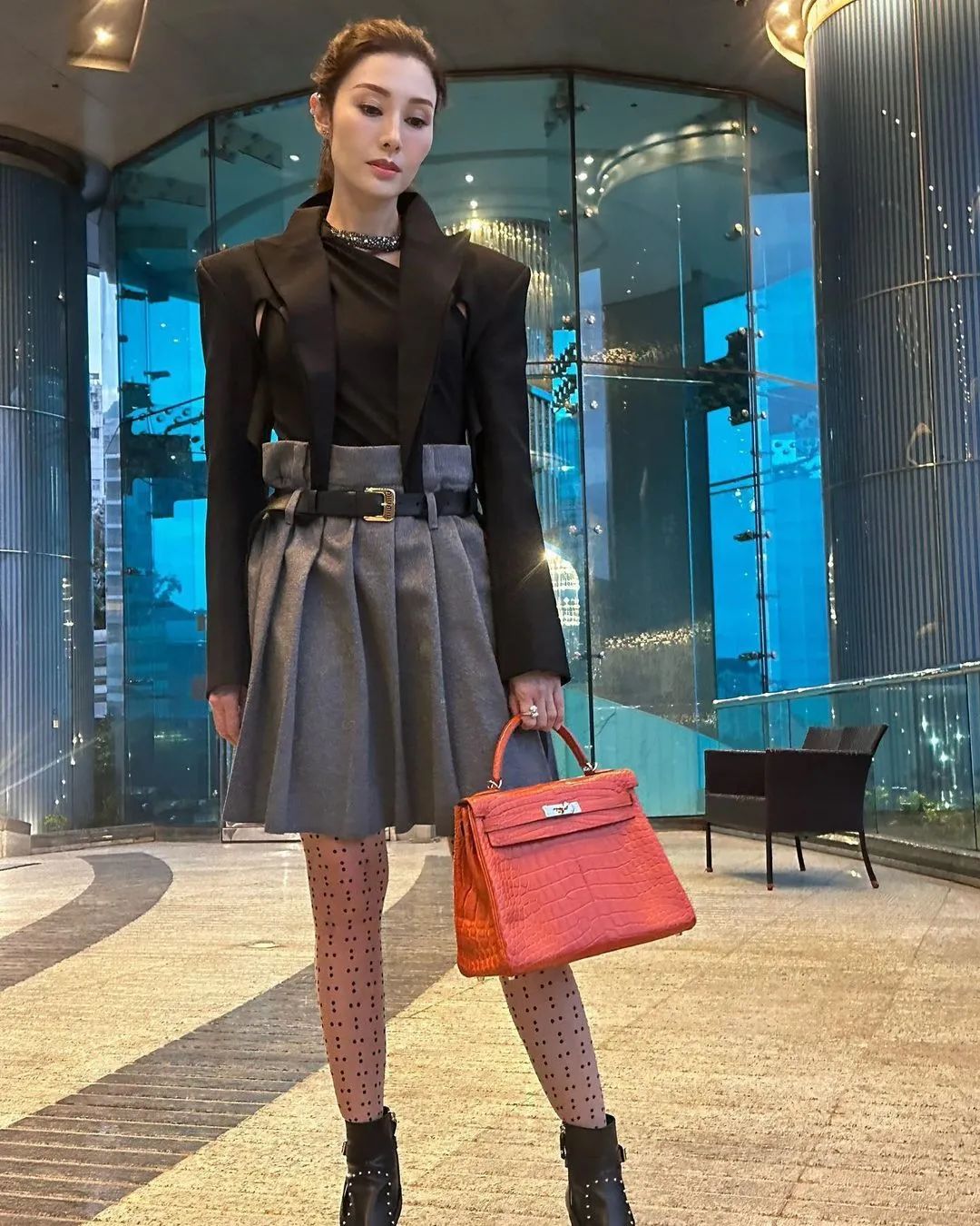 郭晶晶巩俐与明星合影,郭晶晶张曼玉合影