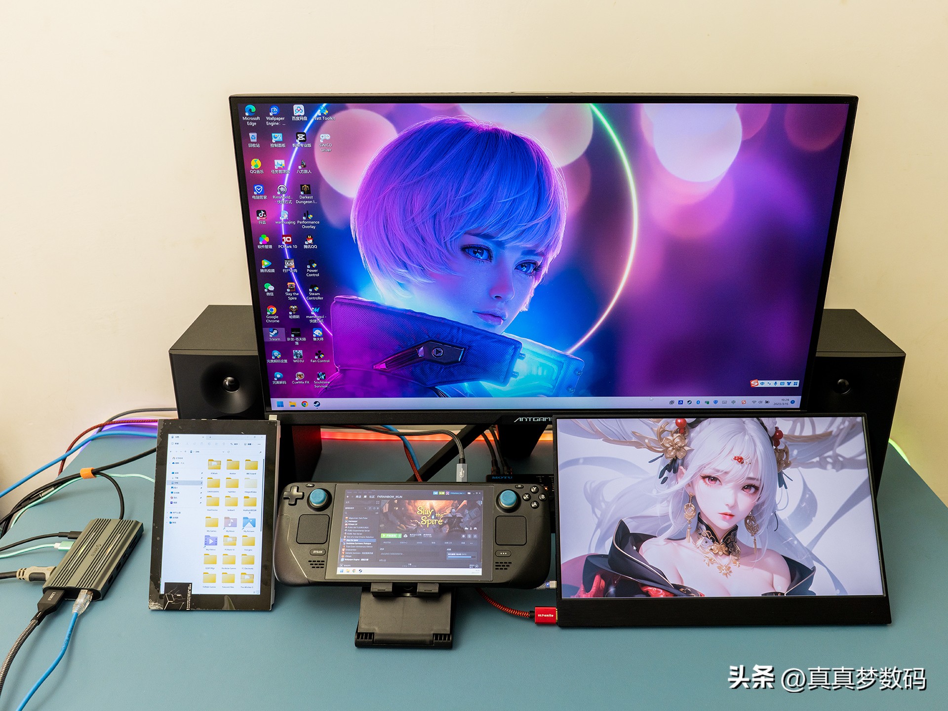 不只是游戏机！SteamDeck连接4K显示器做电脑主机性能和心得分享