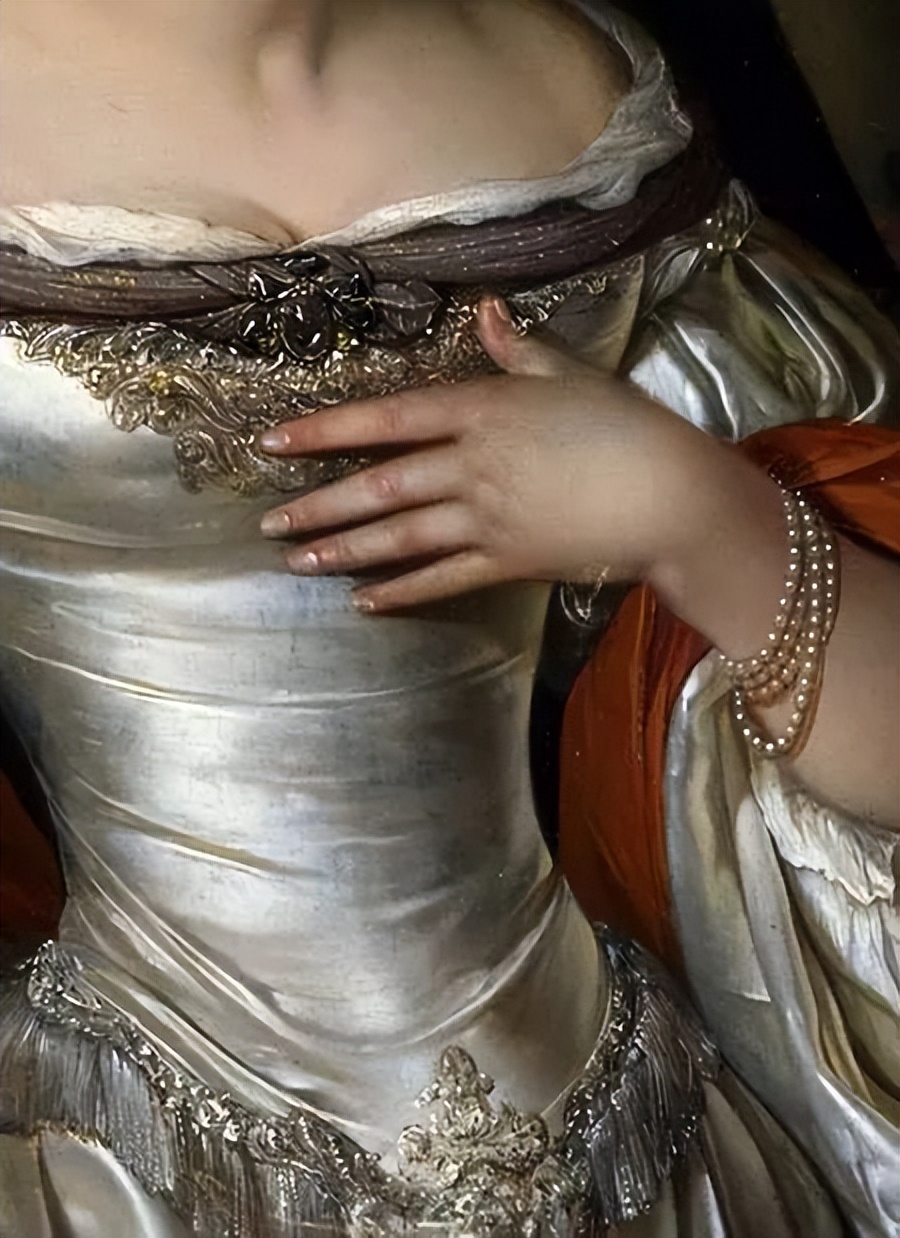 油画放大教程视频,现实版油画女子