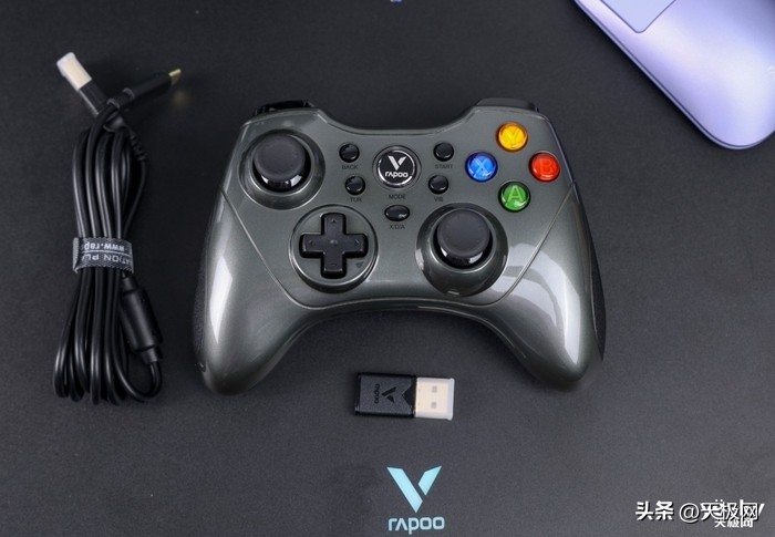 雷柏v600s游戏手柄拆解,雷柏手柄v600