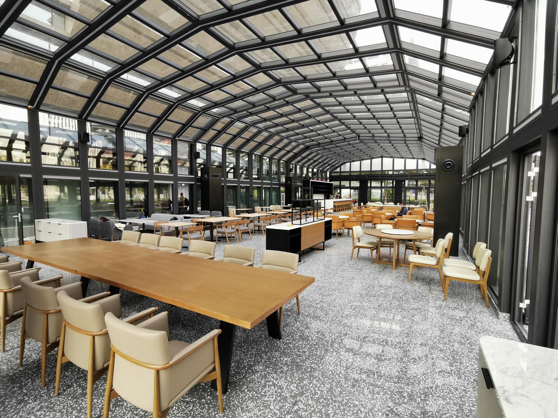 阳光房电动遮阳帘安装方法,阳光房电动铝合金遮阳帘