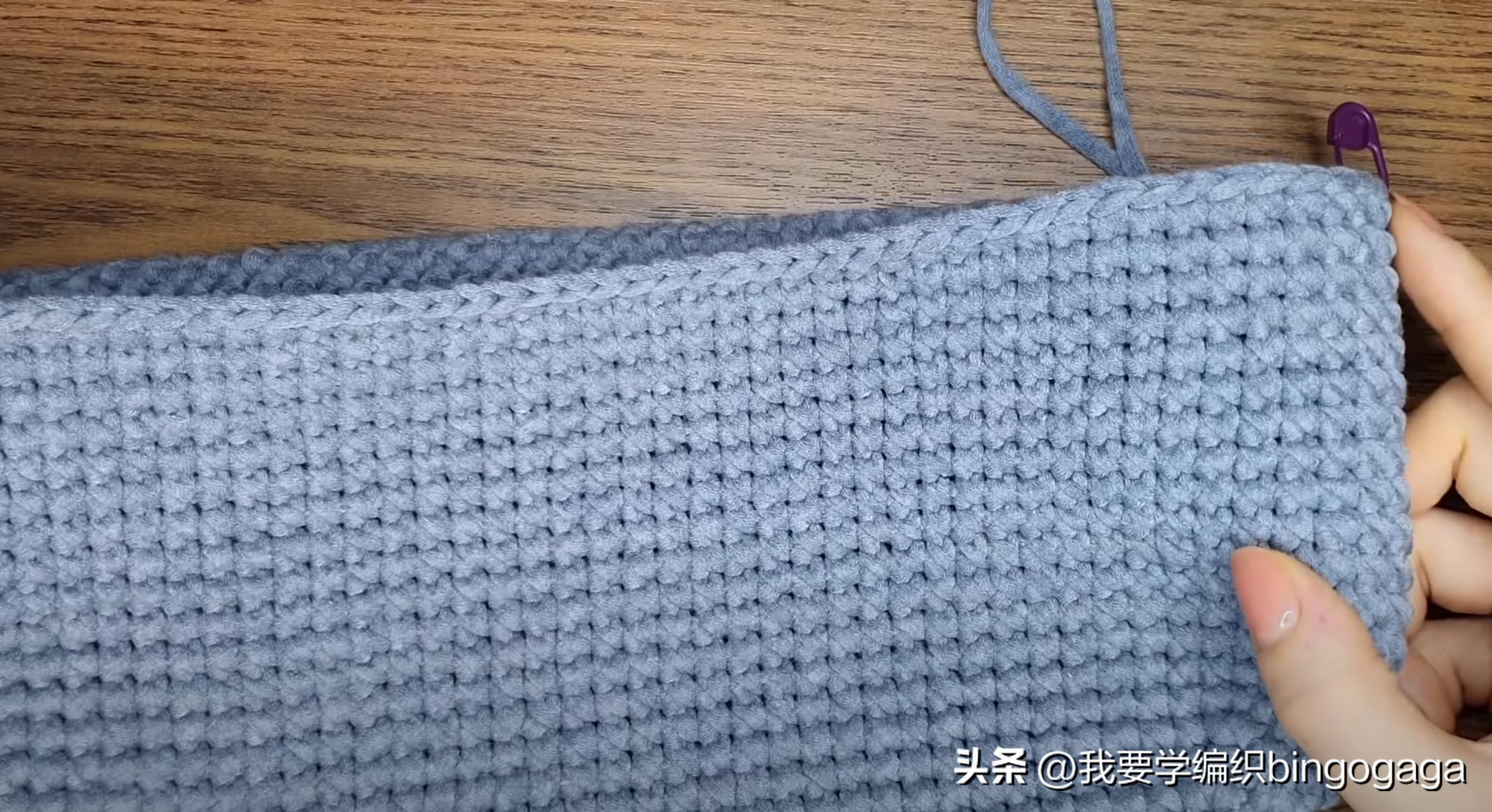 夏季包包钩织教程腋下包,钩包教程简单腋下包