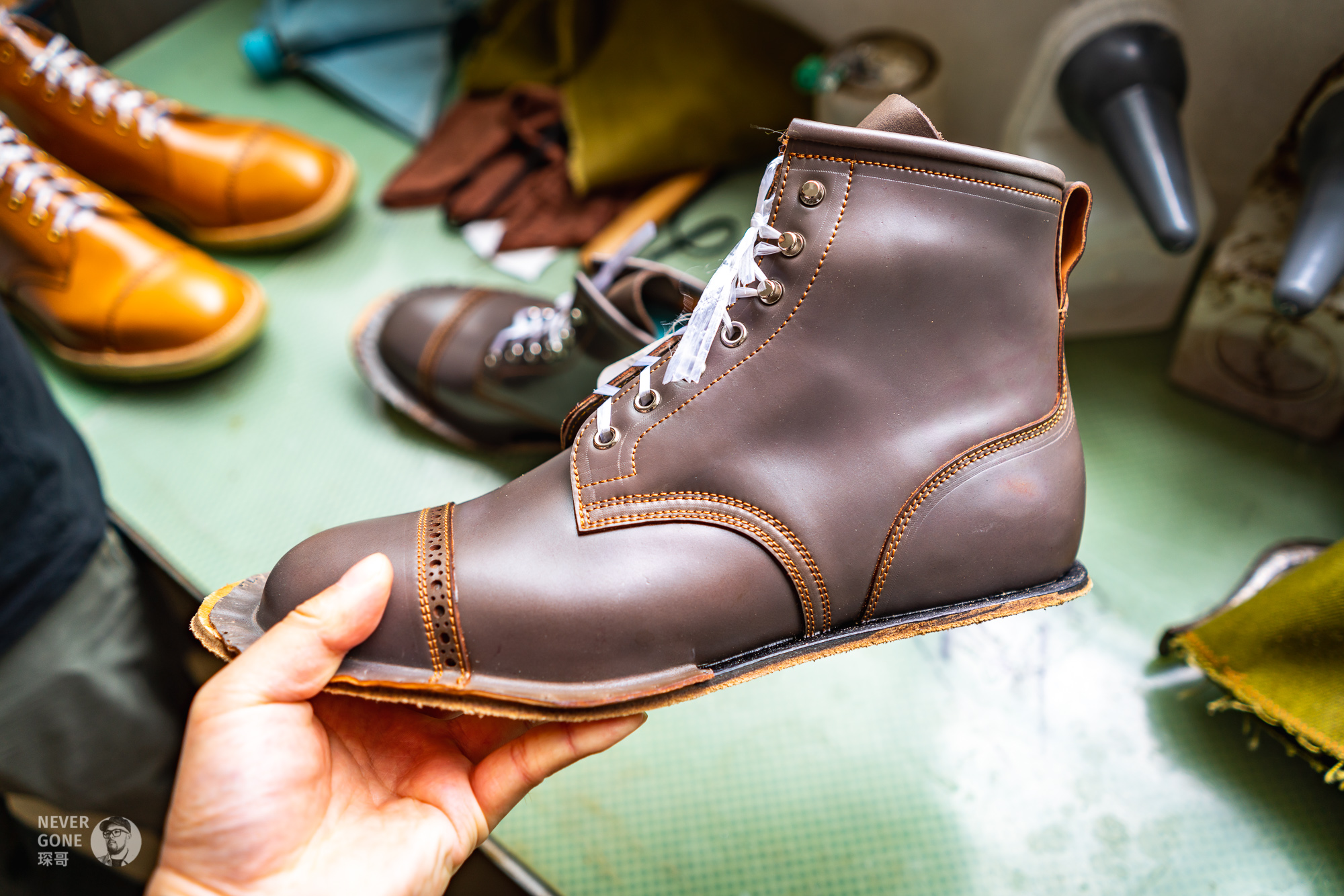 探鞋工厂,工装靴专业品牌