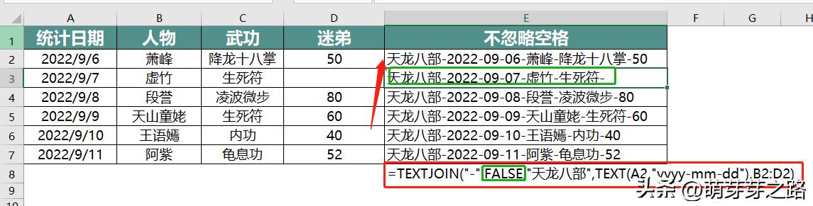 左右两个单元格合并保留所有内容,多行内容合并单元格的最快方法
