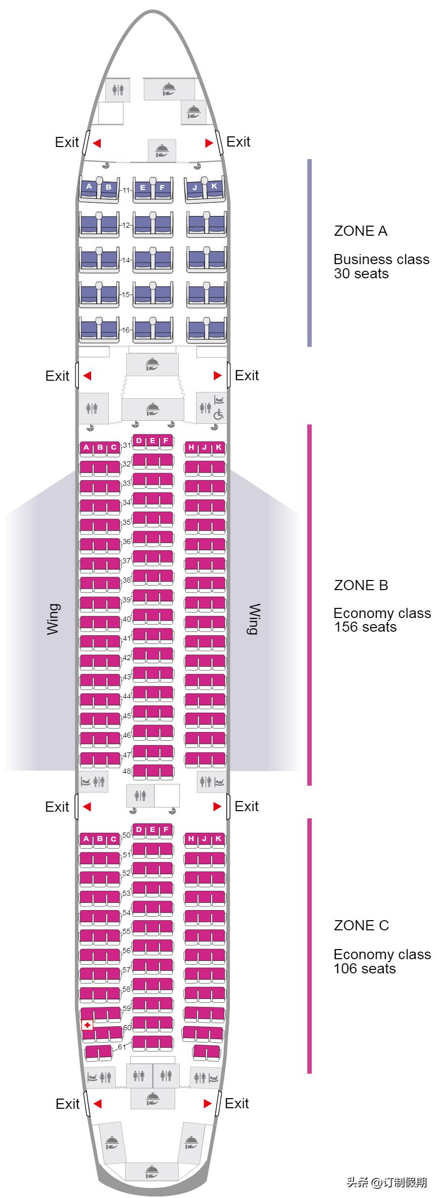 泰国航空所有飞机型号,泰国航空公司国内航线