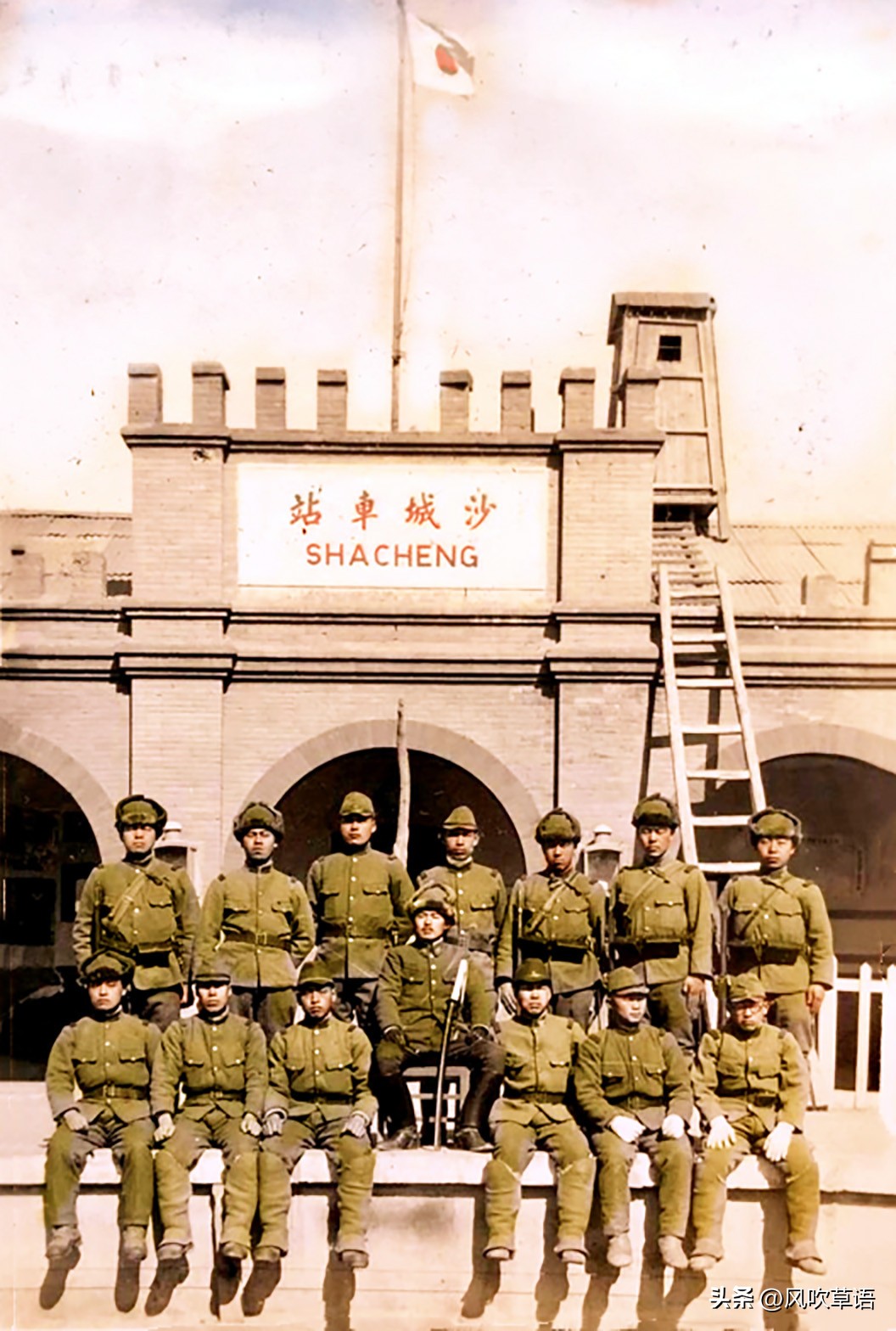 张家口抗日老照片,日军攻占河北的老照片