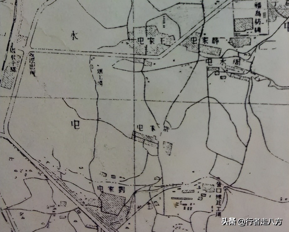 66年72年大连卫星图看周水前高云路（*家屯许**）周二小学洗衣机厂
