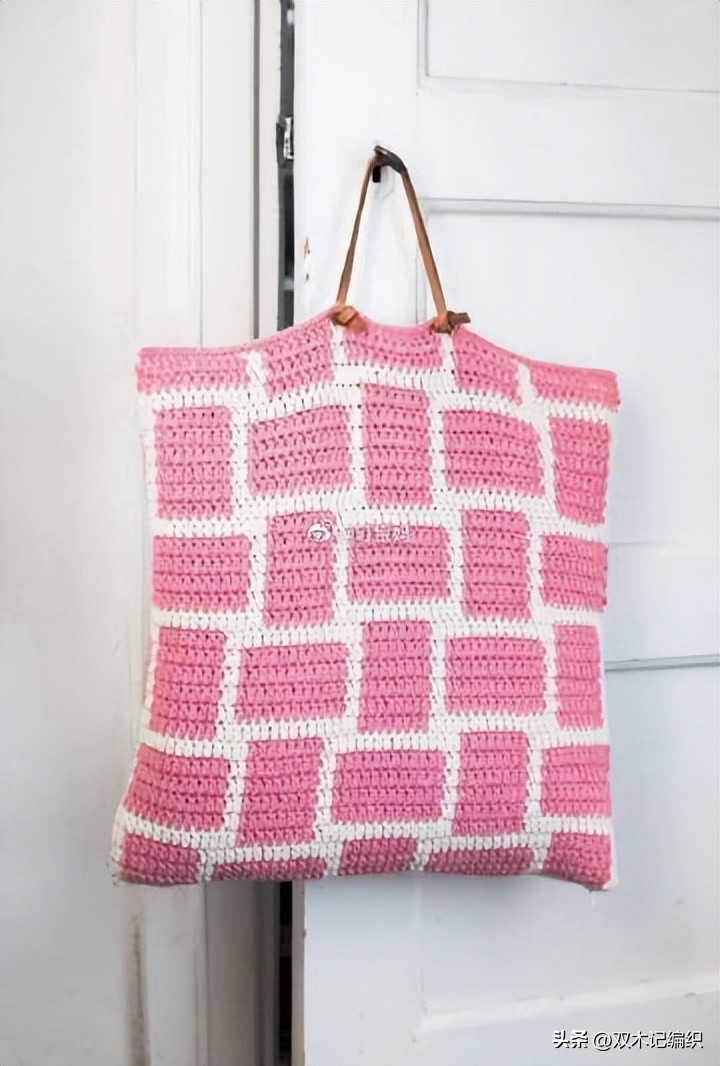 日系镂空钩针包图解,钩针包包花样图案大全斜挎