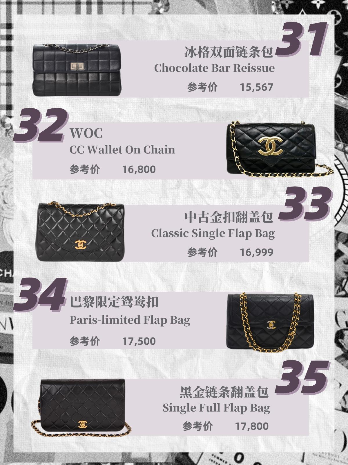 香奈儿值得入手的中古包,get新年第一个包