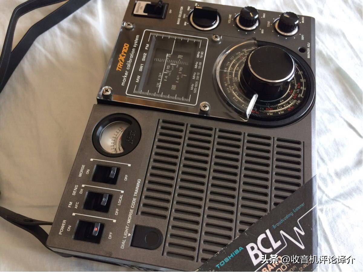 东芝TRY-X1700详情报告：能进行摩尔斯电码训练的收音机