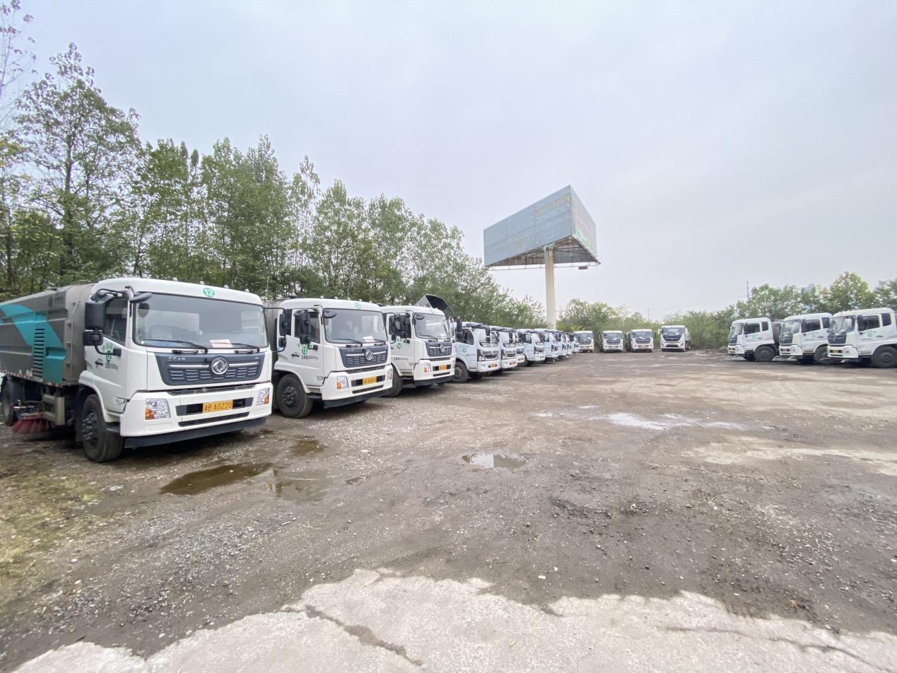 见证品质,三一环卫洗扫车交付