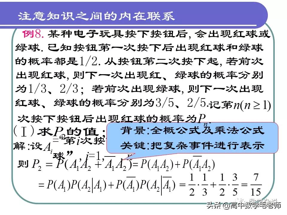 高中数学概率知识点大总结,高中数学条件概率与全概率公式