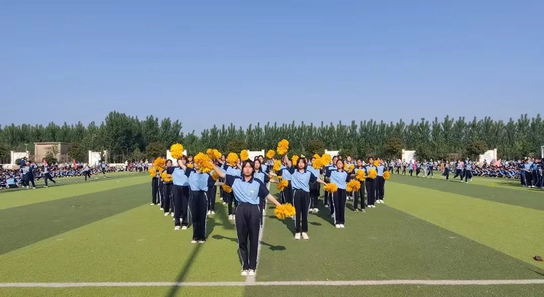 江河实验学校艺术节开幕,东平县实验中学运动会开幕