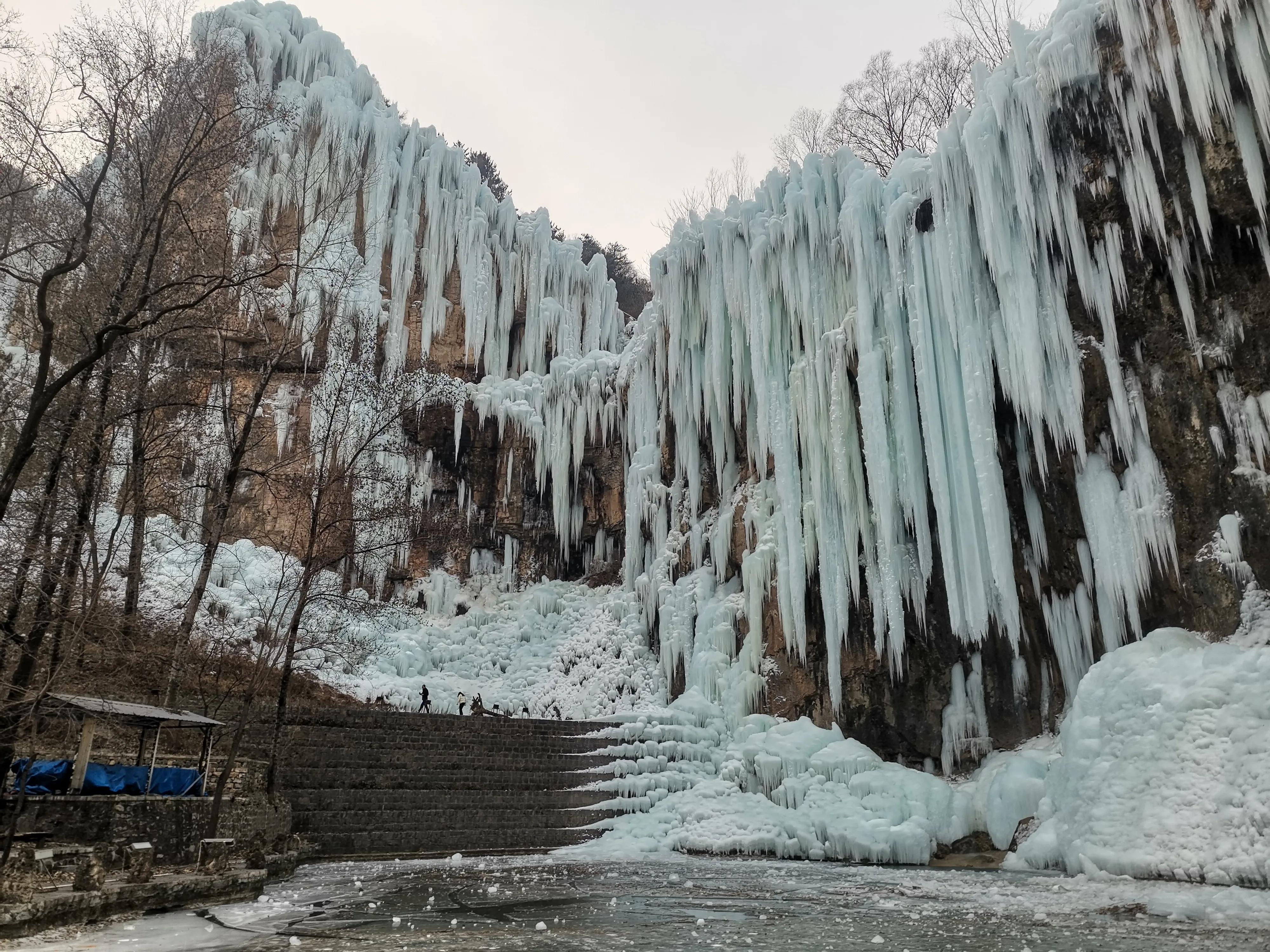 忽忽水冰瀑好玩吗,2017年1月赏冰瀑