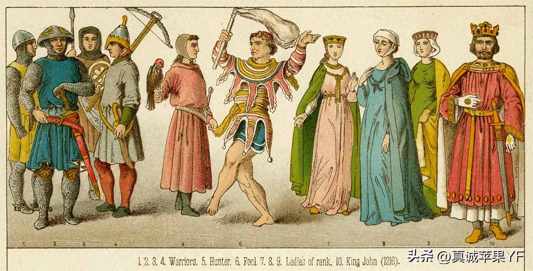 中世纪宫廷小丑装,中世纪小丑