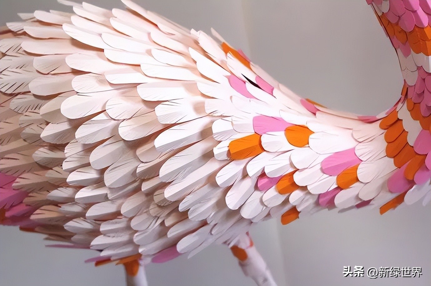 纸艺作品绘画,千变万化的纸艺术作品