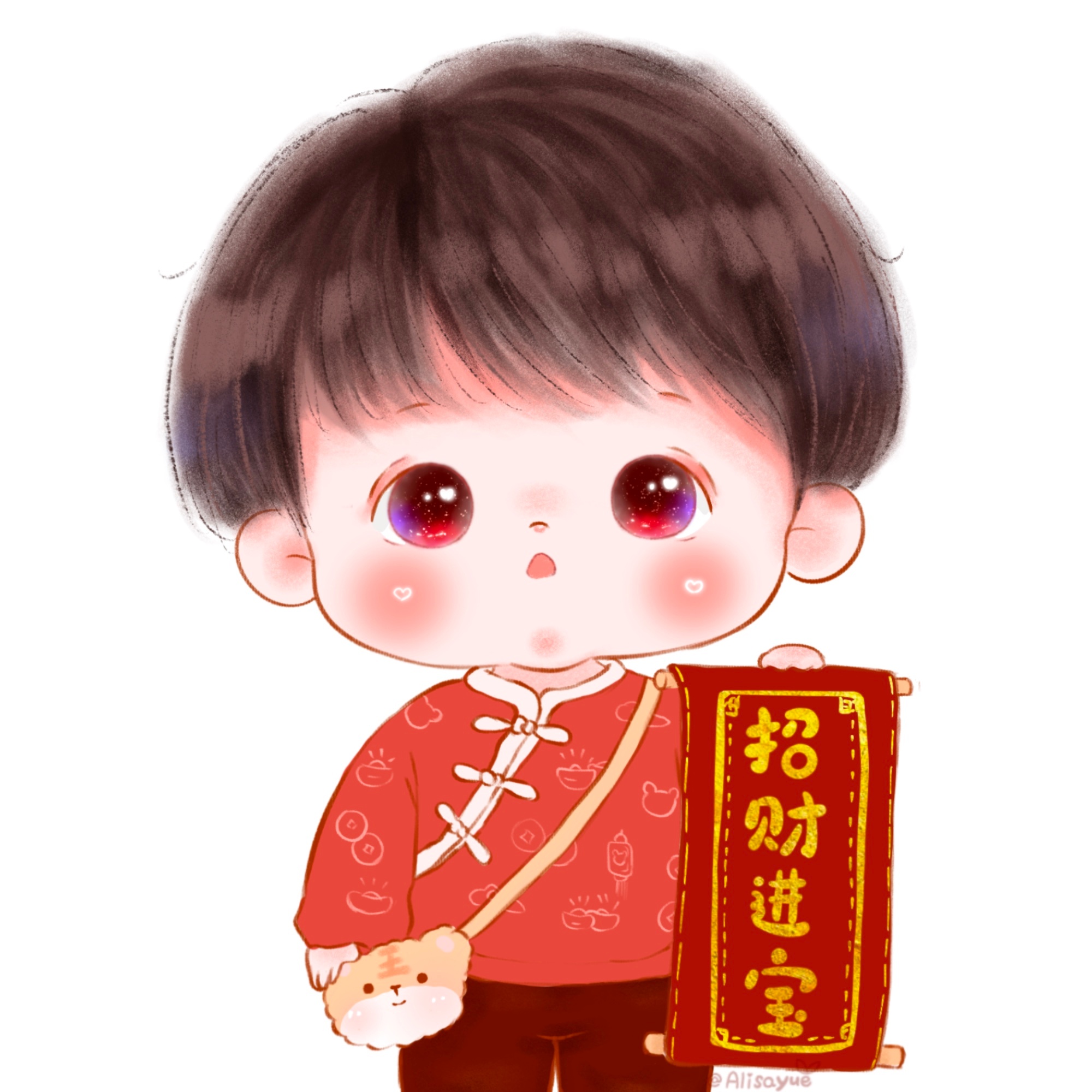 可爱小孩女头搞怪萌娃情头,情侣头像超可爱的萌娃新年情头