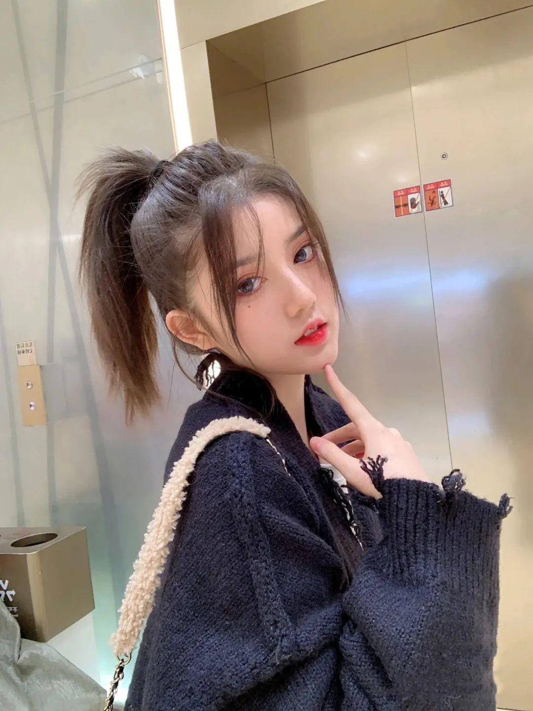 秋冬齐刘海造型,秋冬减龄刘海