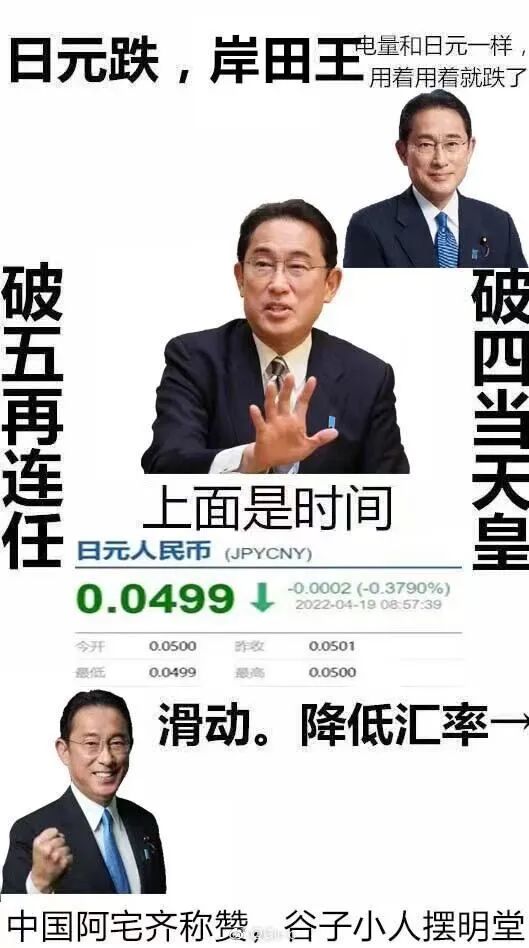 日元汇率跌入谷底,日元汇率破4