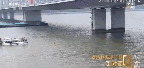 不顾自己安危跳桥救人的外卖小哥,跳桥救人的外卖小哥入选浙江好人