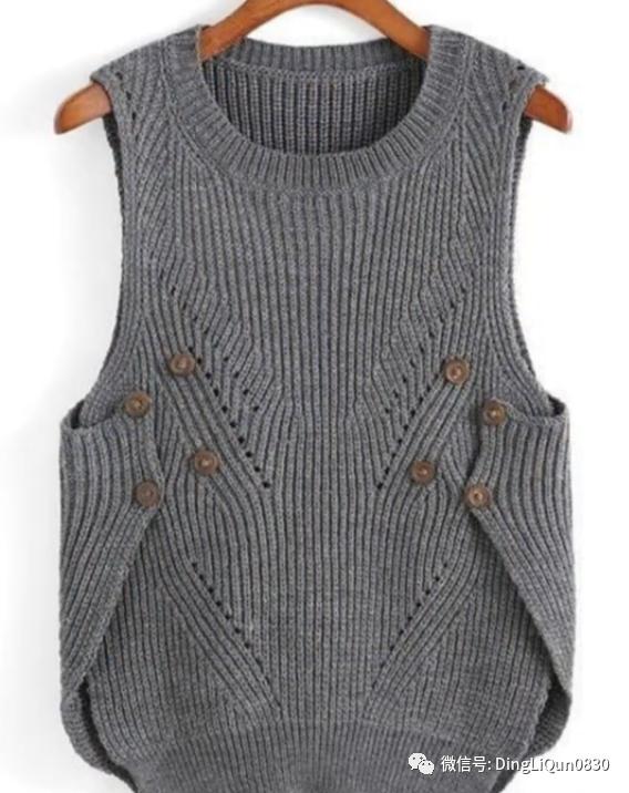 针织背心图片大全女款,针织背心图案大全