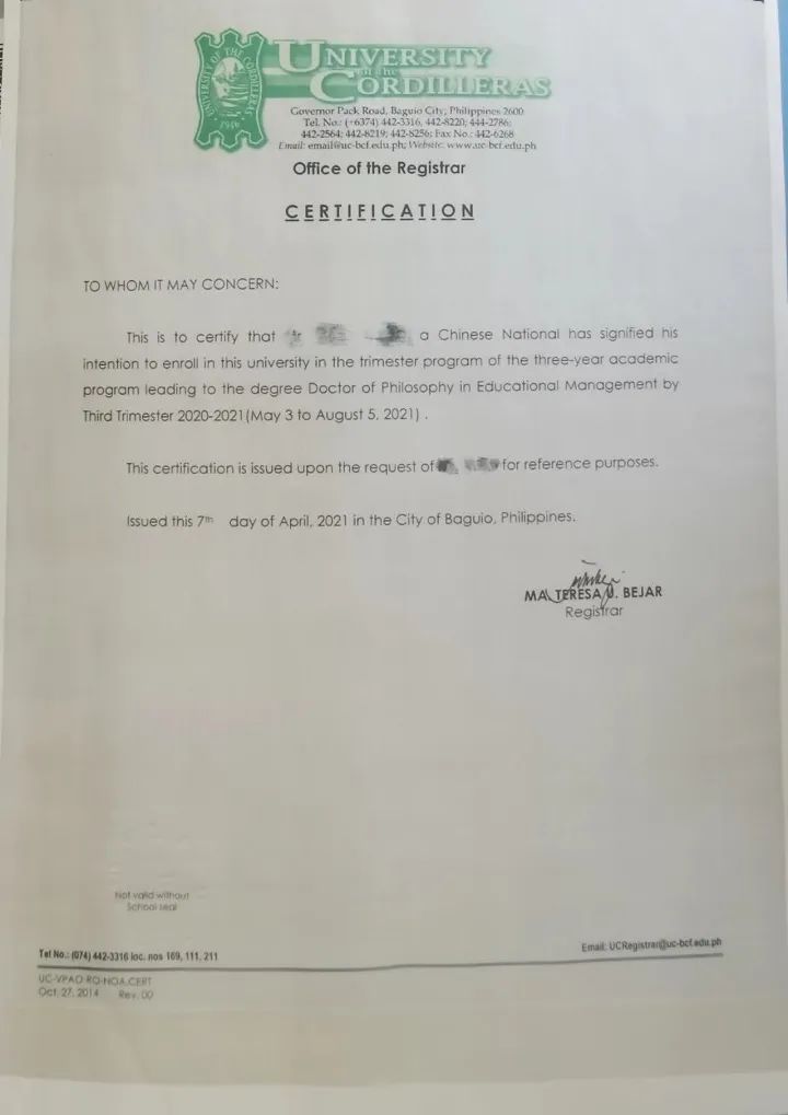 菲律宾留学｜凯迪雷拉大学硕士项目免语言入学，低费用，可专升硕