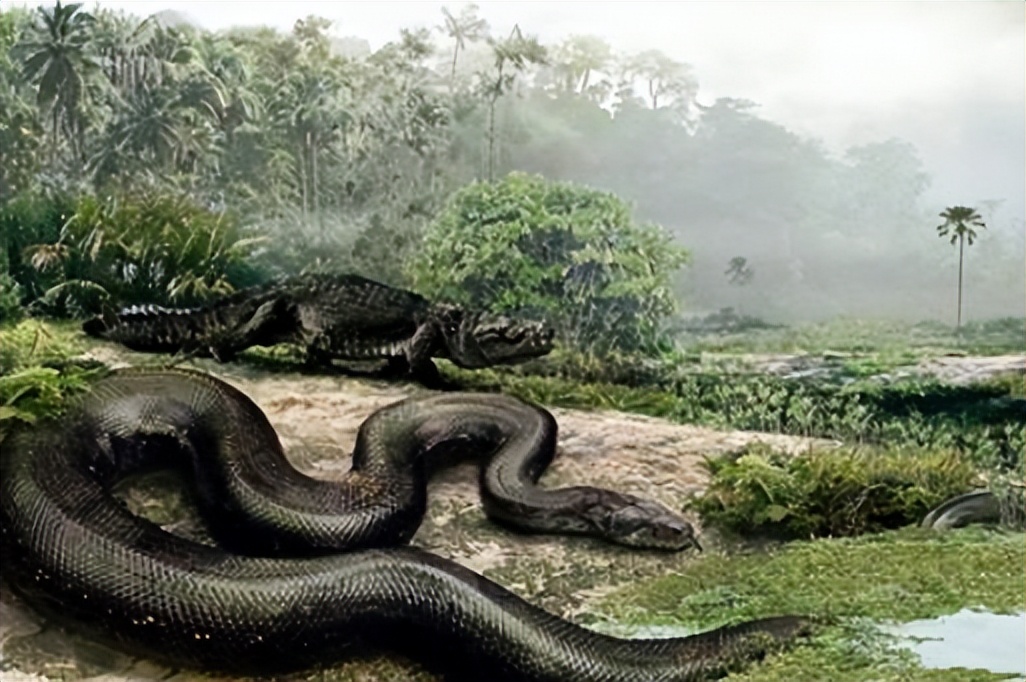 泰坦巨蟒vs霸王龙史前巨兽,泰坦巨蟒vs史前巨型眼镜蛇