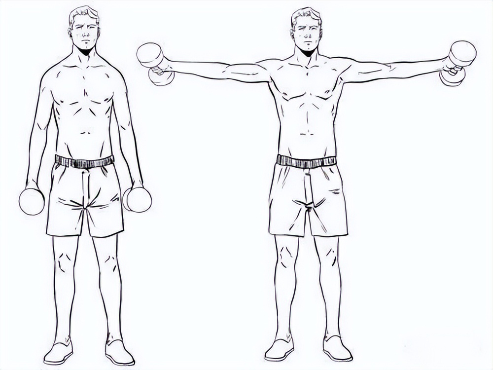 练肩侧平举会练到斜方肌怎么办,练肩最好的训练动作杠铃