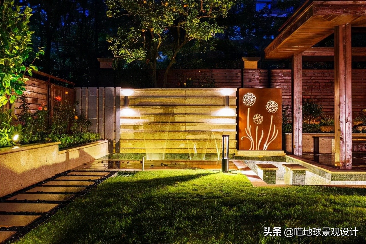 60平方别墅庭院效果图大全,60款优秀的别墅庭院创意背景景墙