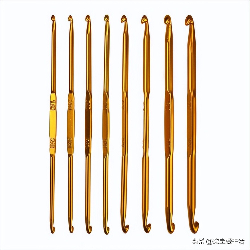 钩针新手应该买哪种型号,教你从零开始学钩针详细教程