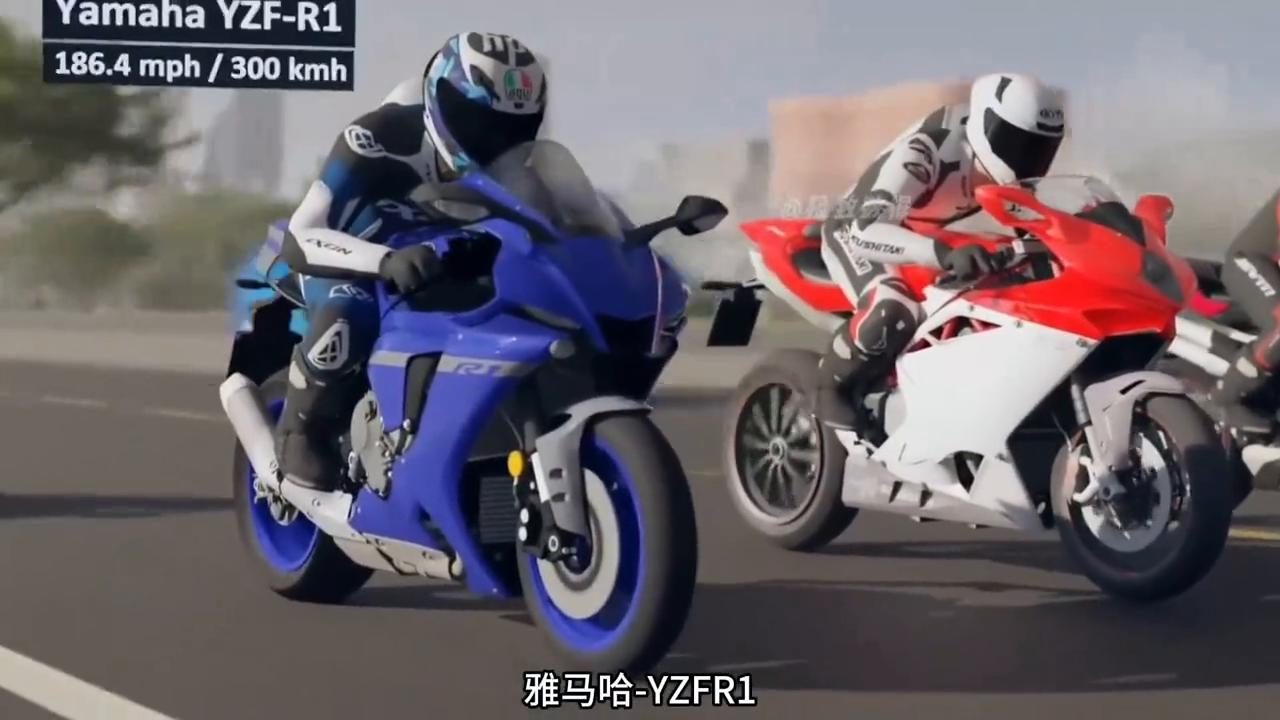 全球摩托车速度十大排名,世界上最快的摩托车排名