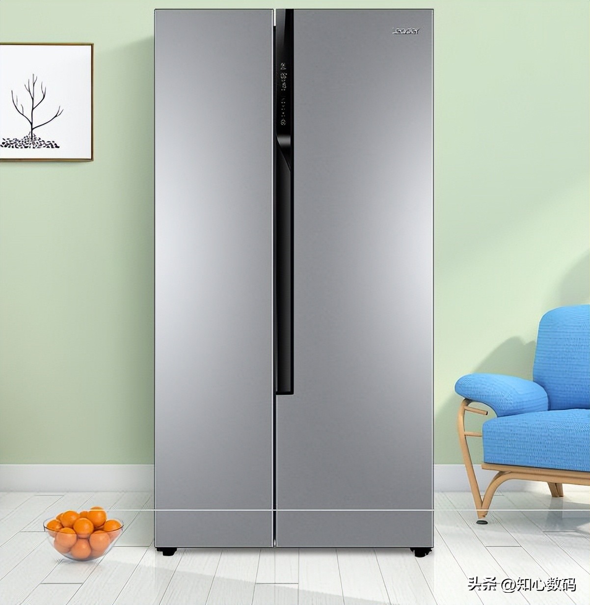 海尔双开门冰箱bcd-405wdgqu1,双开门冰箱哪一款好点