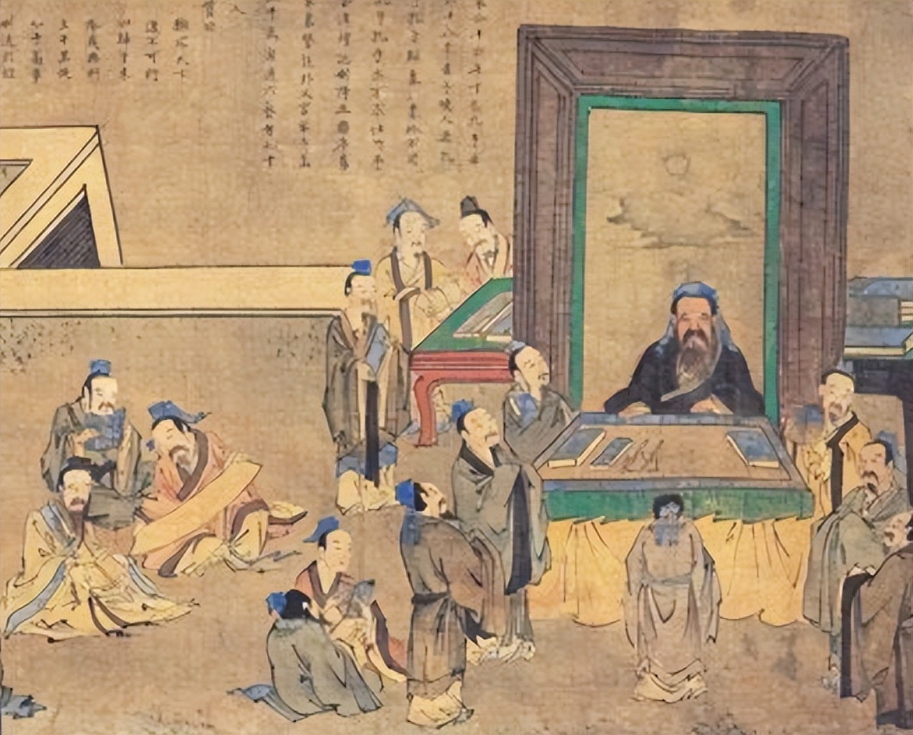 毛主席游孔林，突听“砰”一声响，他问孔子后人：这里常打枪吗？