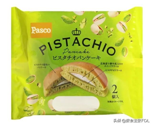 日本正夯的开心果绿,能否成为2022年中国甜食圈的“热门色号”?