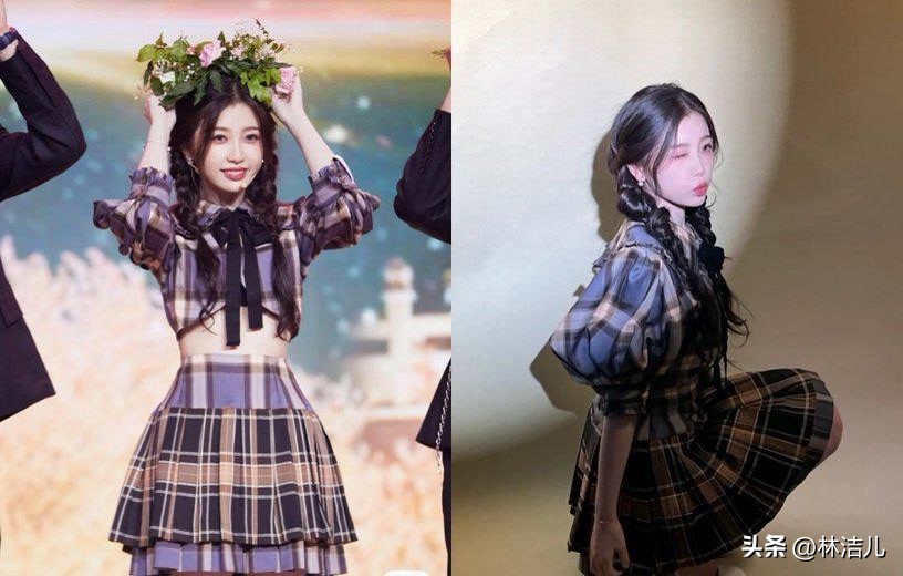 虞书欣赵露思齐刘海造型,虞书欣同款发型双麻花辫怎么搞