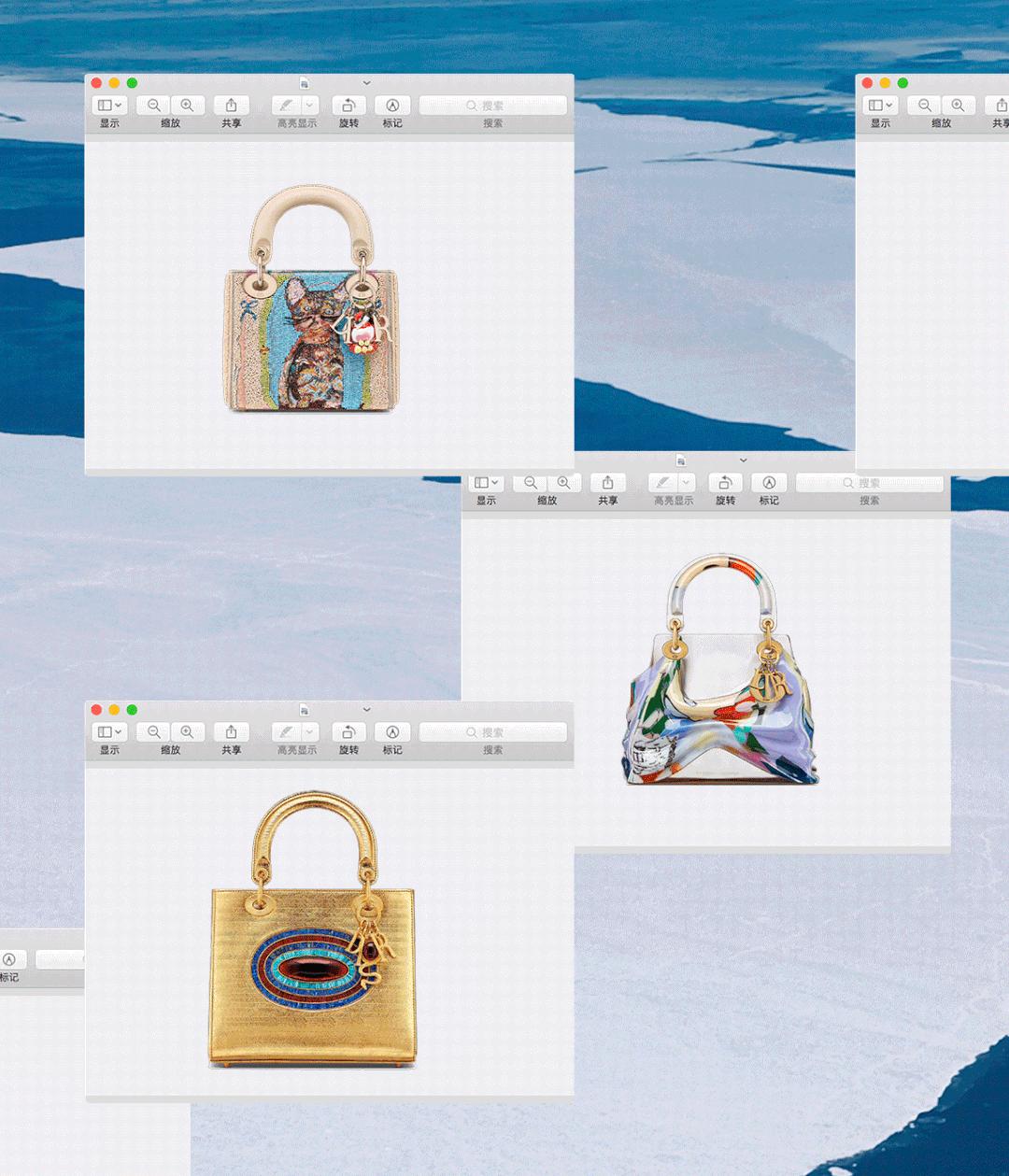 ladydior戴妃包丝绒,美到窒息的迪奥戴妃包