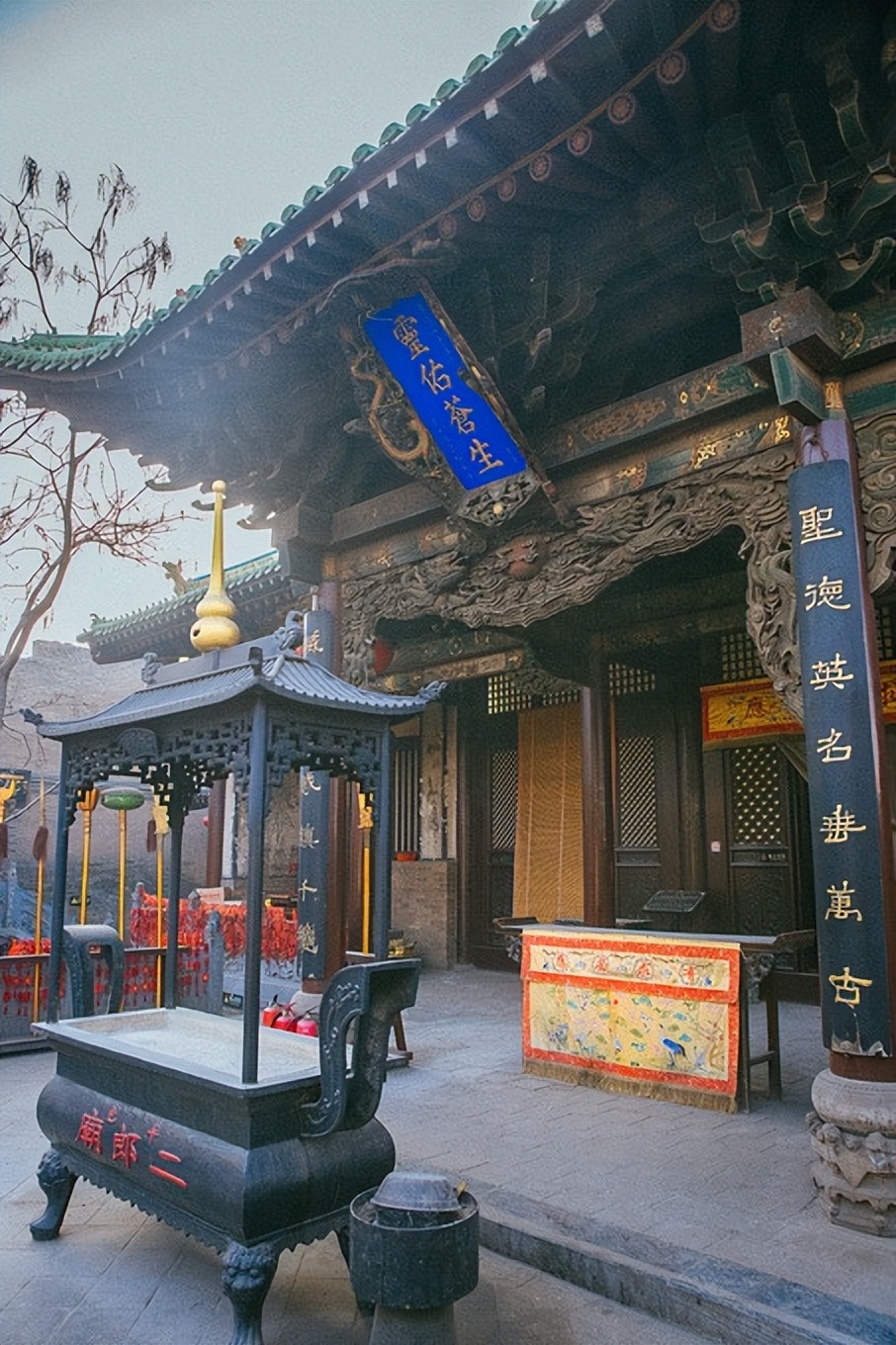 平遥古城景点二郎庙图片,平遥古城二郎庙视频