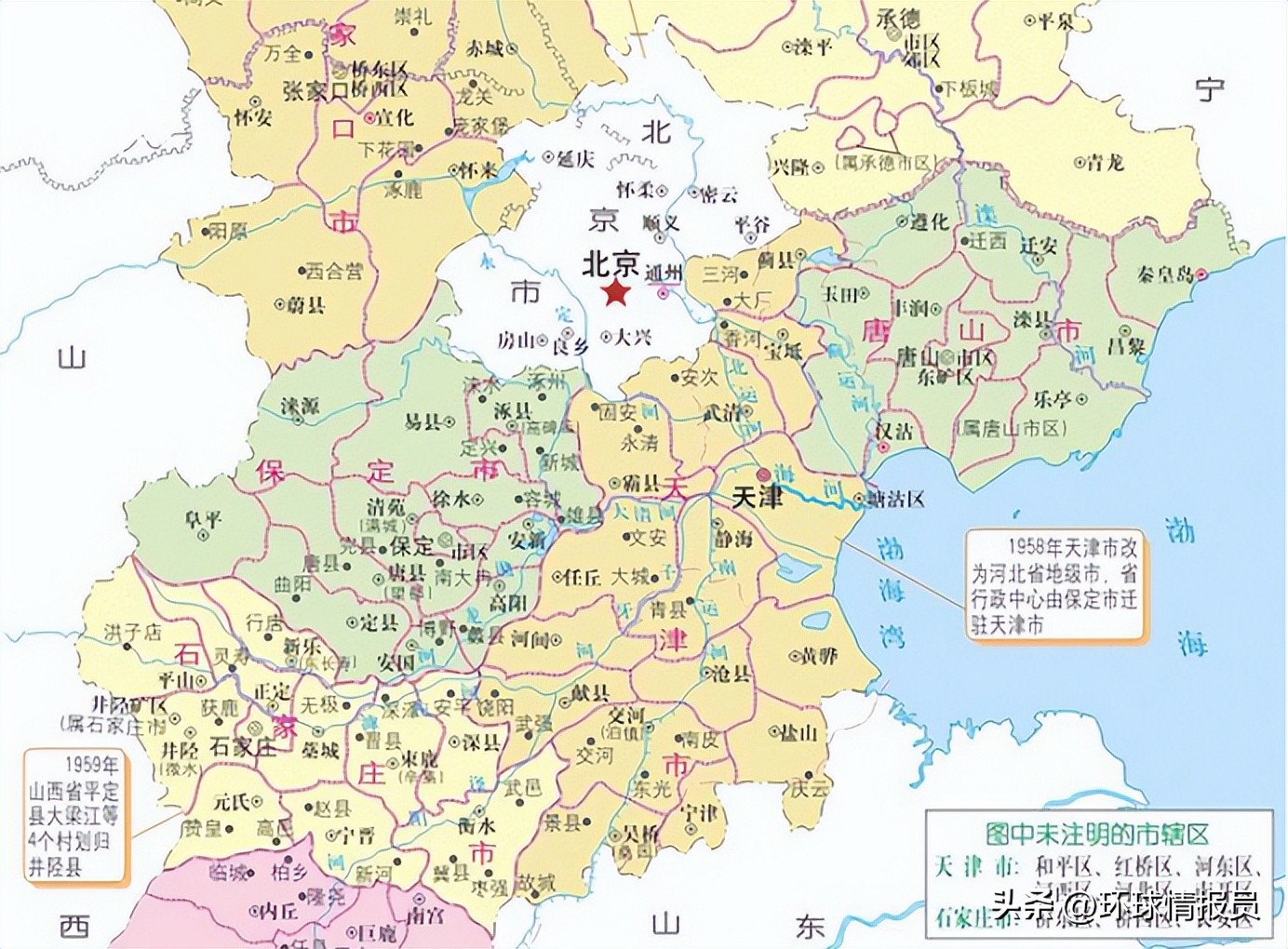 北三县和京津历史关系,北京天津之间为什么隔着北三县