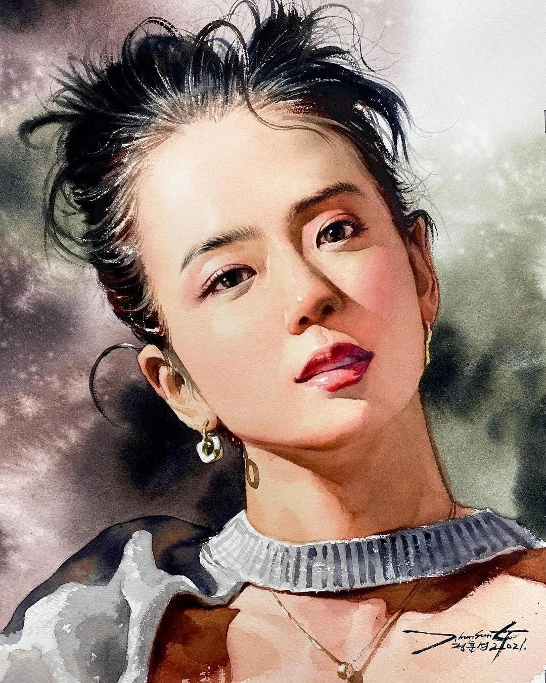 美得让人窒息的水彩,超级惊艳的水彩